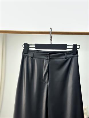 Rahat Paça Deri Pantolon