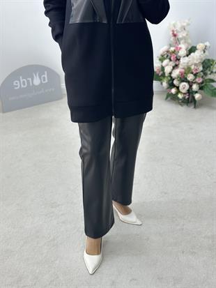 Rahat Paça Deri Pantolon