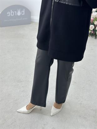 Rahat Paça Deri Pantolon