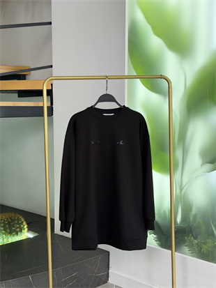 Siyah Renk Parlak Tonaton Baskılı S-Shırt