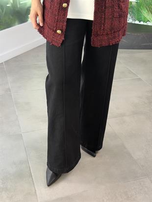 Siyah Renk Relax Jean Kadın Pantolon