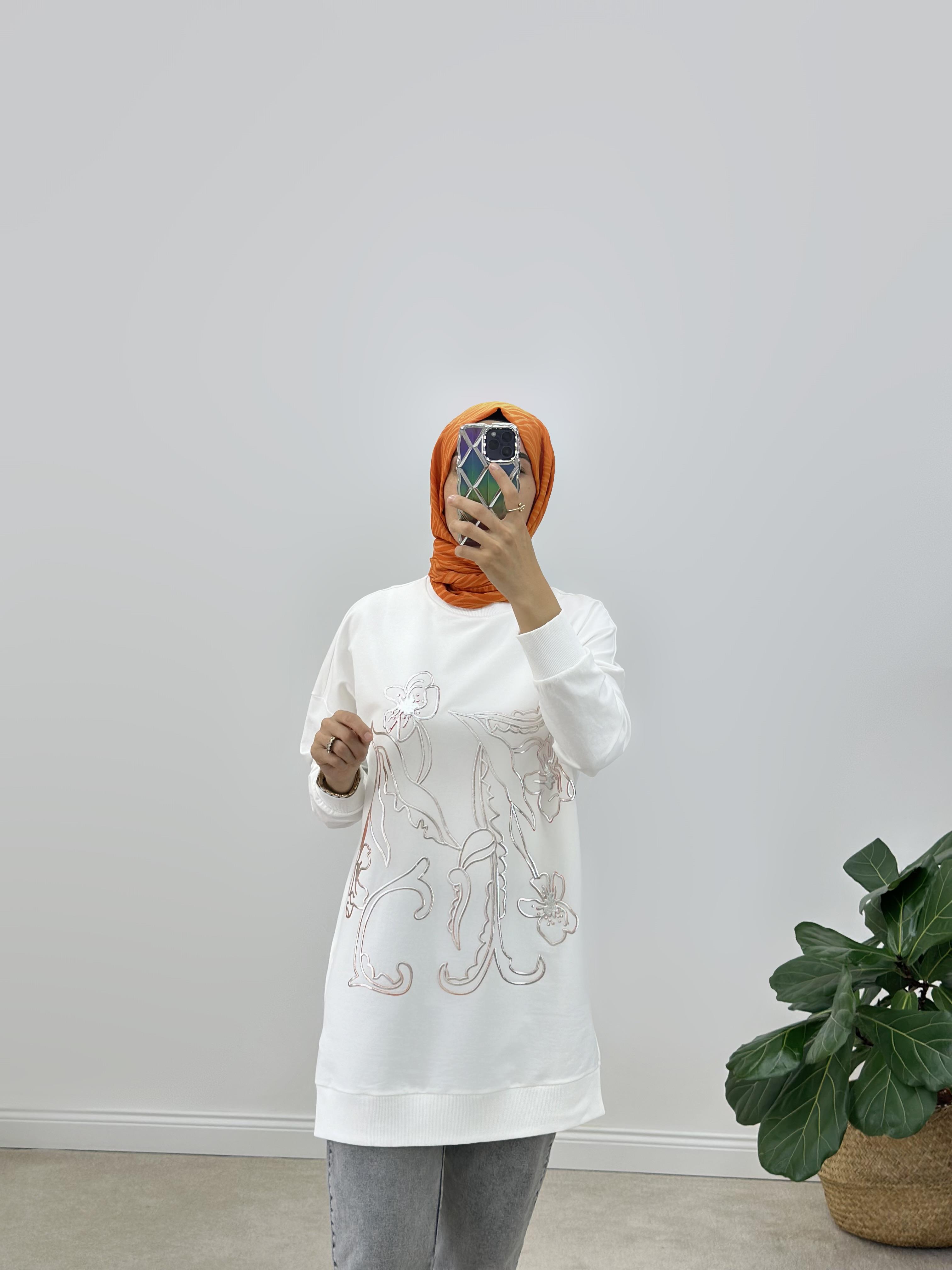 3D Baskılı İki İplik Sweat