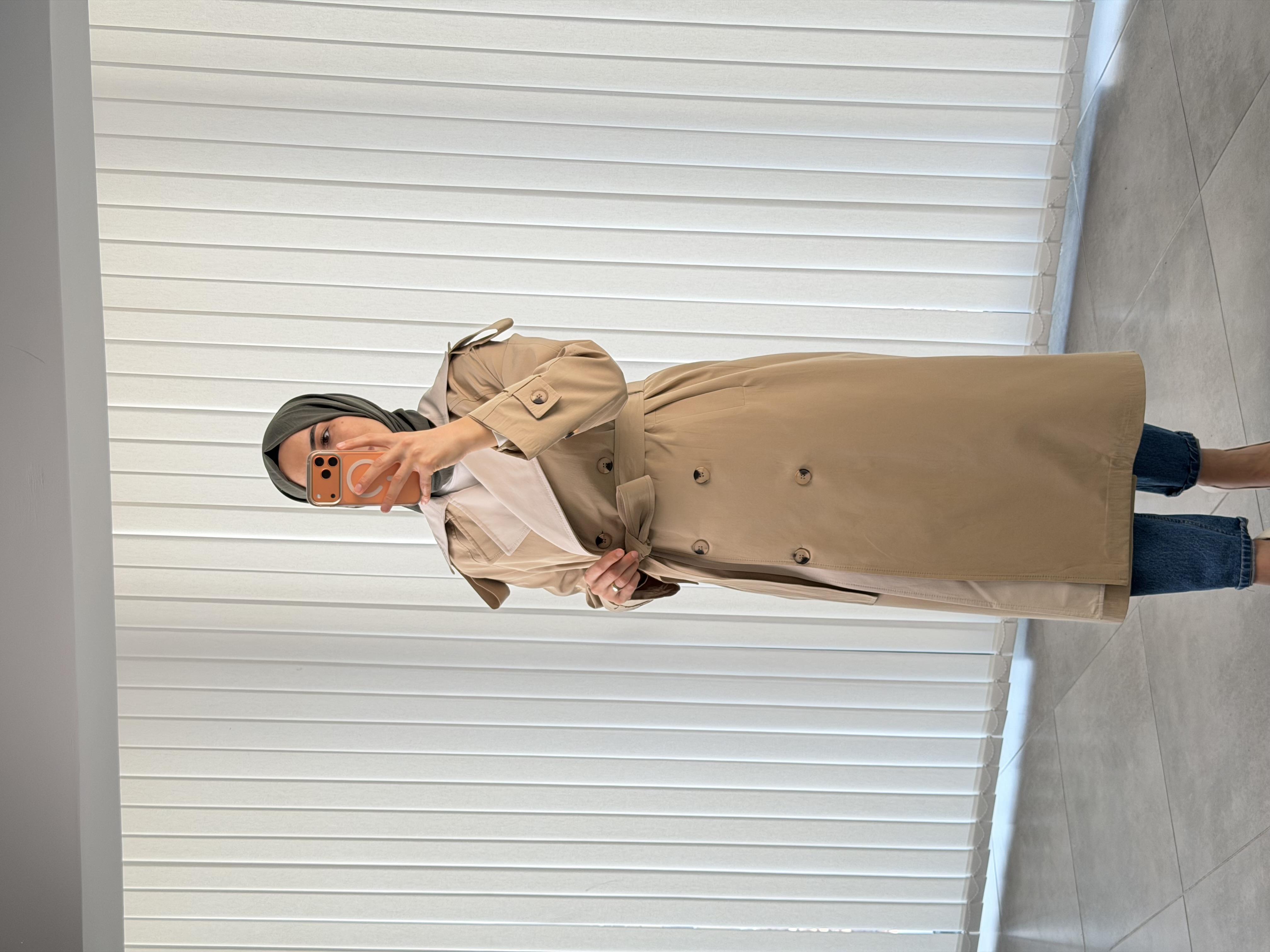 Apoletli Astarlı Trenç