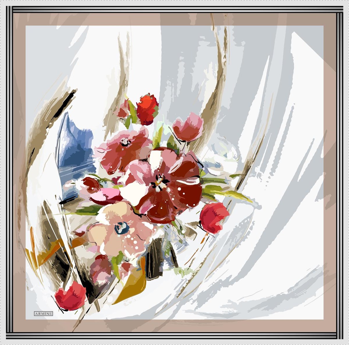 Armine Saf İpek Eşarp