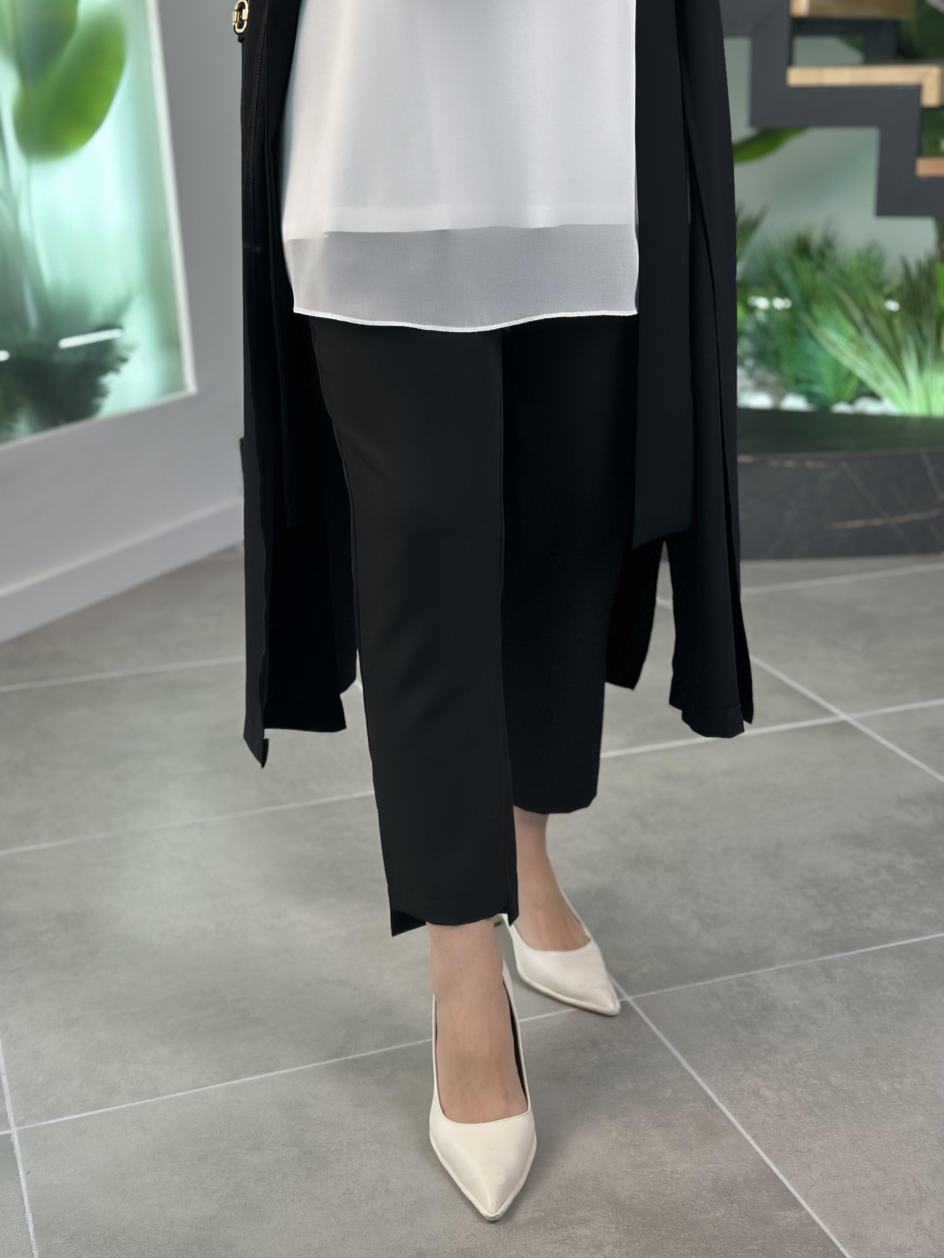 Armine Trend Dar Paça Pantolon 25YT228 Siyah 