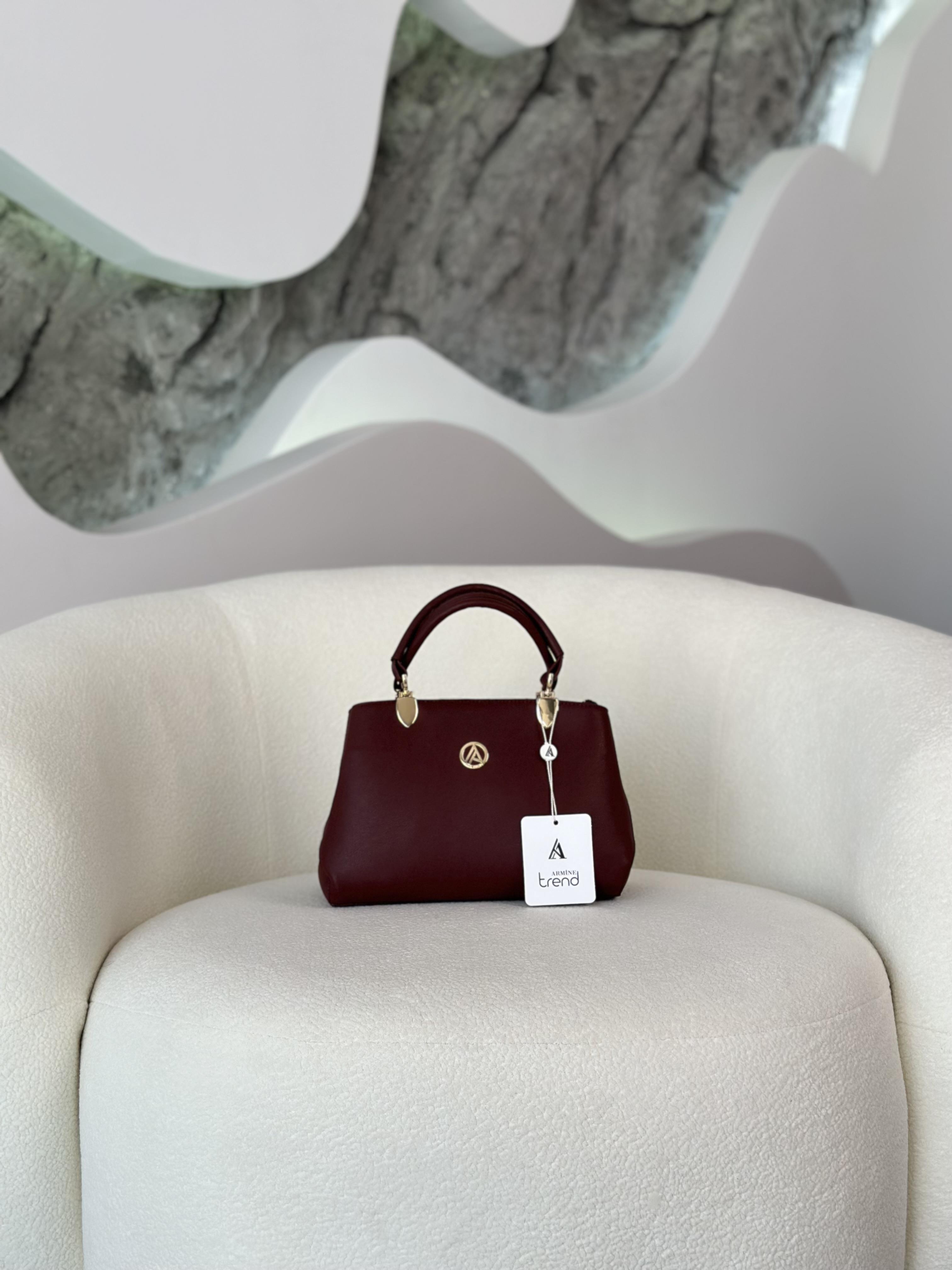 Armine Trend El Ve Omuz Çantası ARM113-1 Bordo 