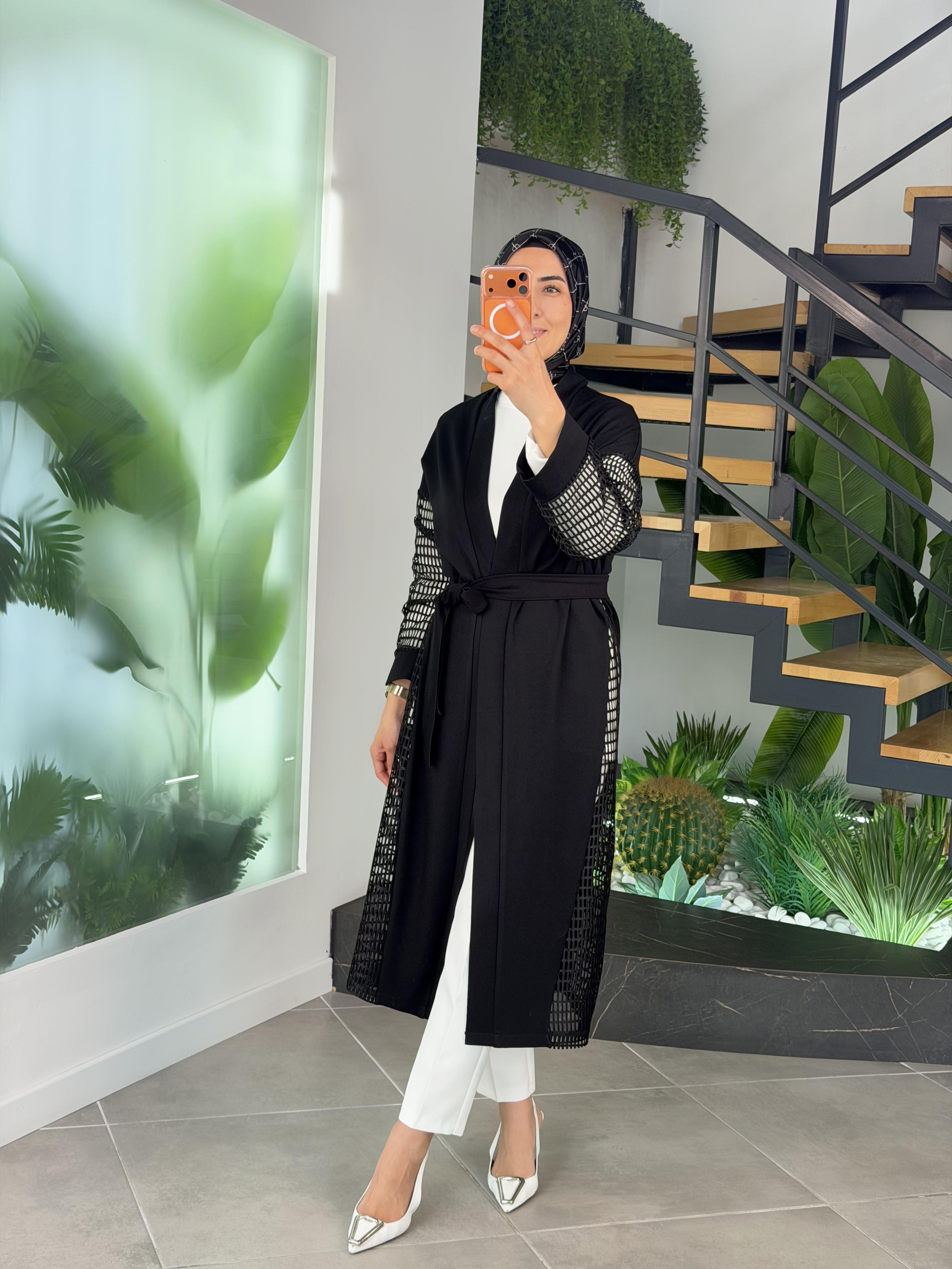 Armine Trend File Garnili Giyçık 25KT561 Siyah