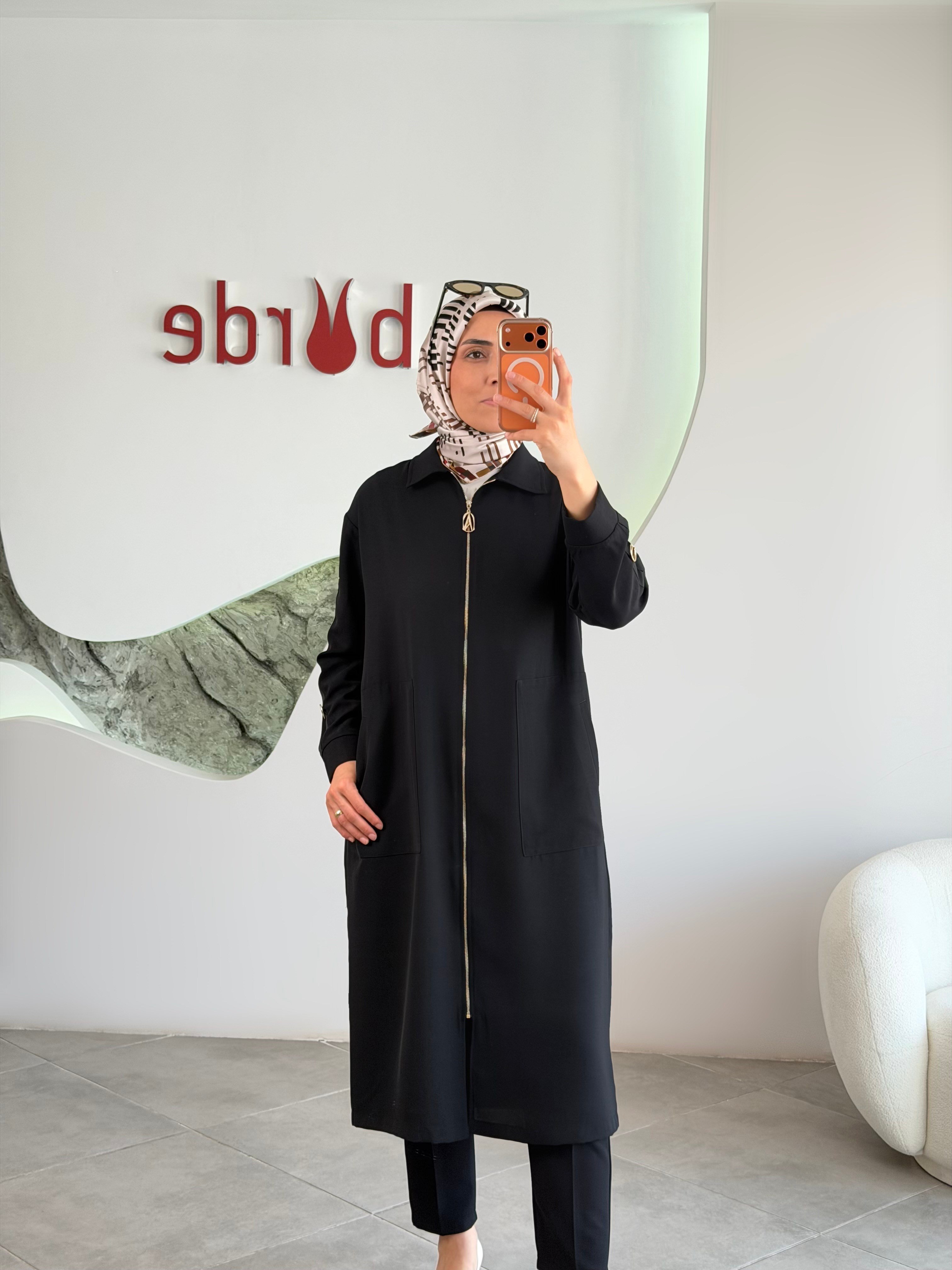 Armine Trend Kolları Halka Detaylı Giyçık 26YT516 Siyah