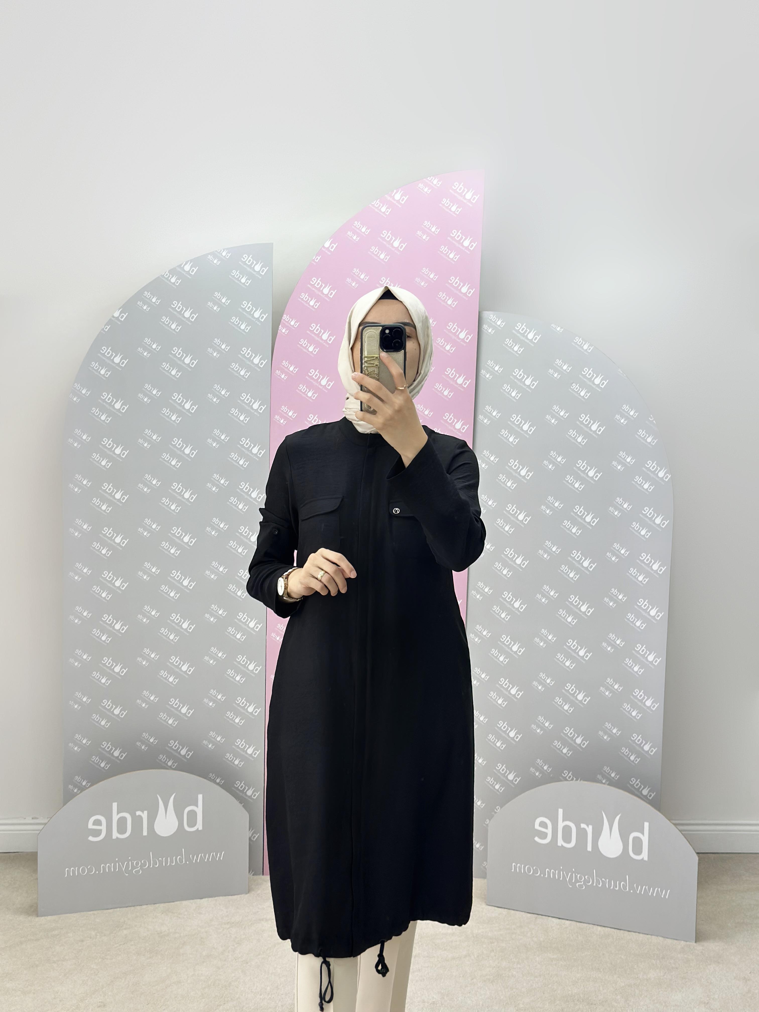 Armine Trend Poly Keten Fermuarlı Gömlek