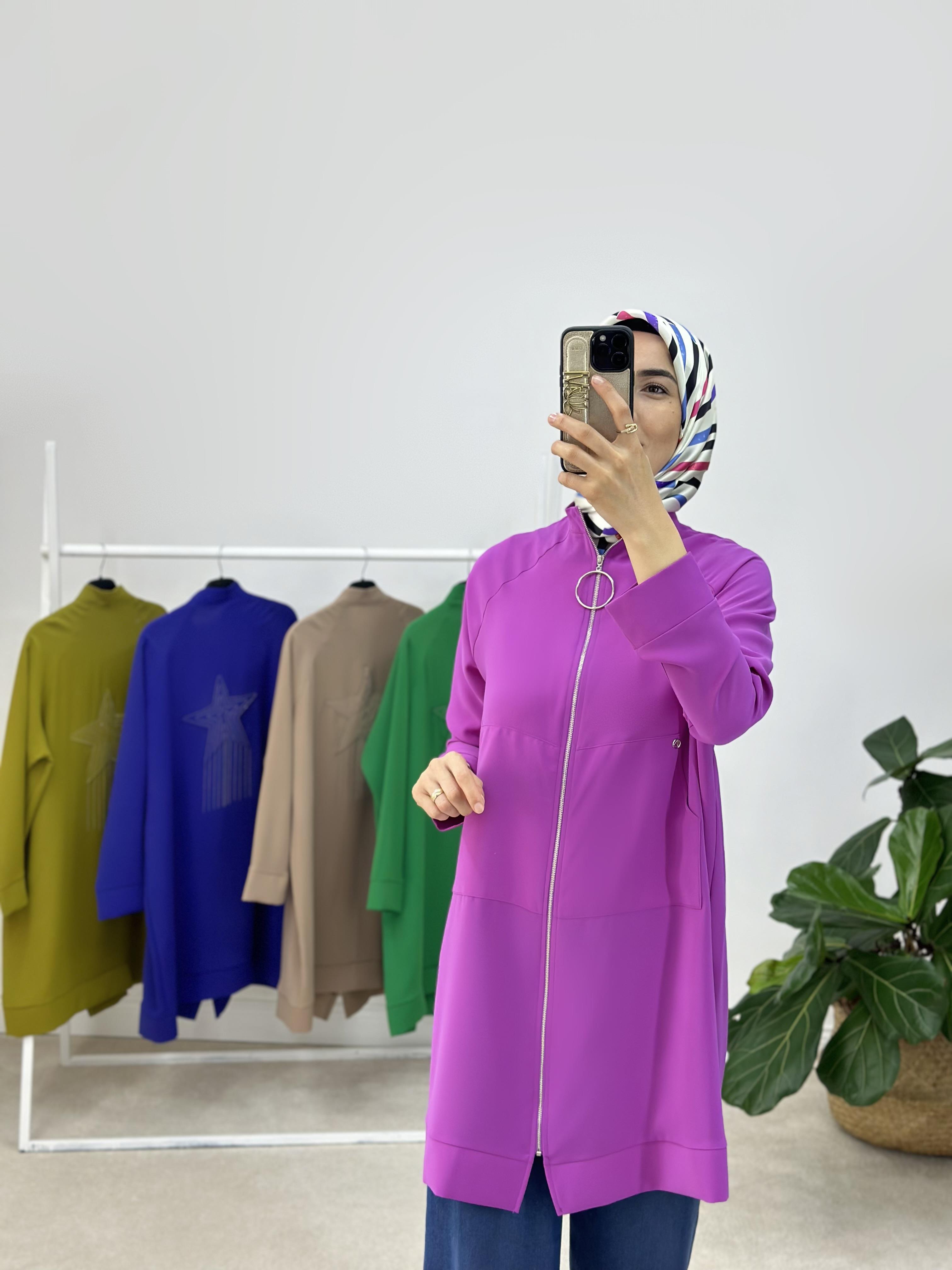 Armine Trend Sırtı Yıldızlı Ceket