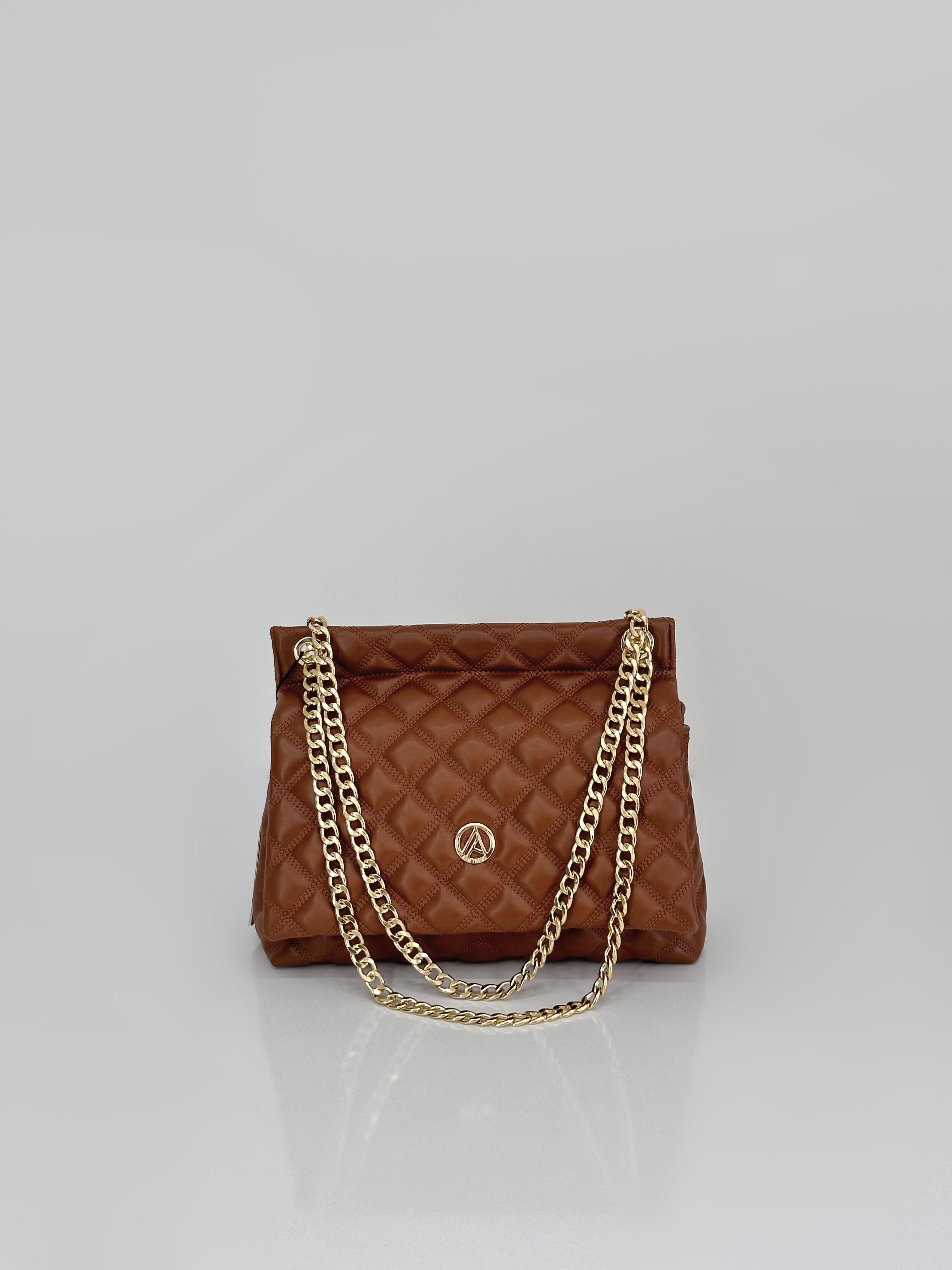 Armine Trend Zincirli Çanta ARM130-1 Taba 