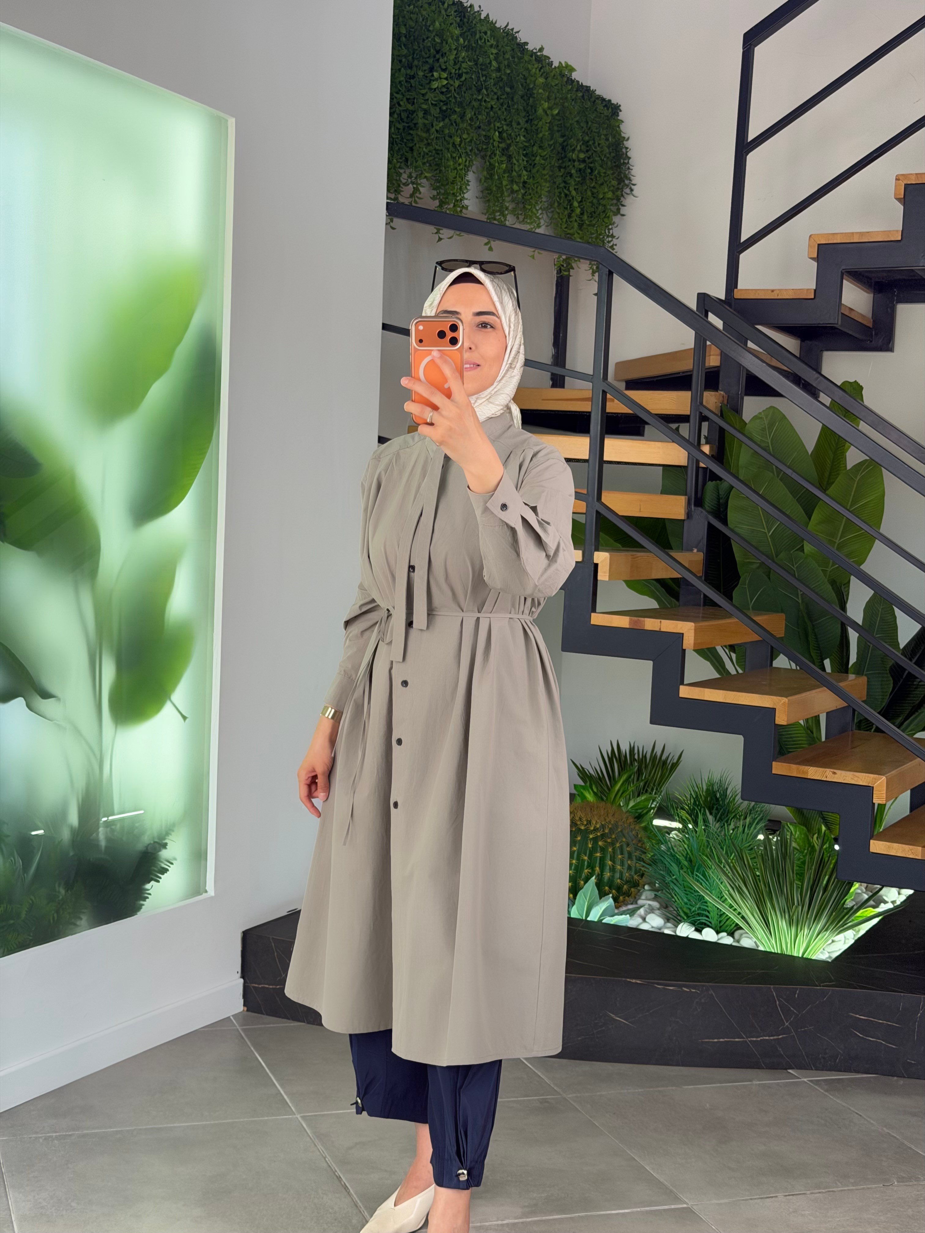 Aura Bağlamalı Tunik