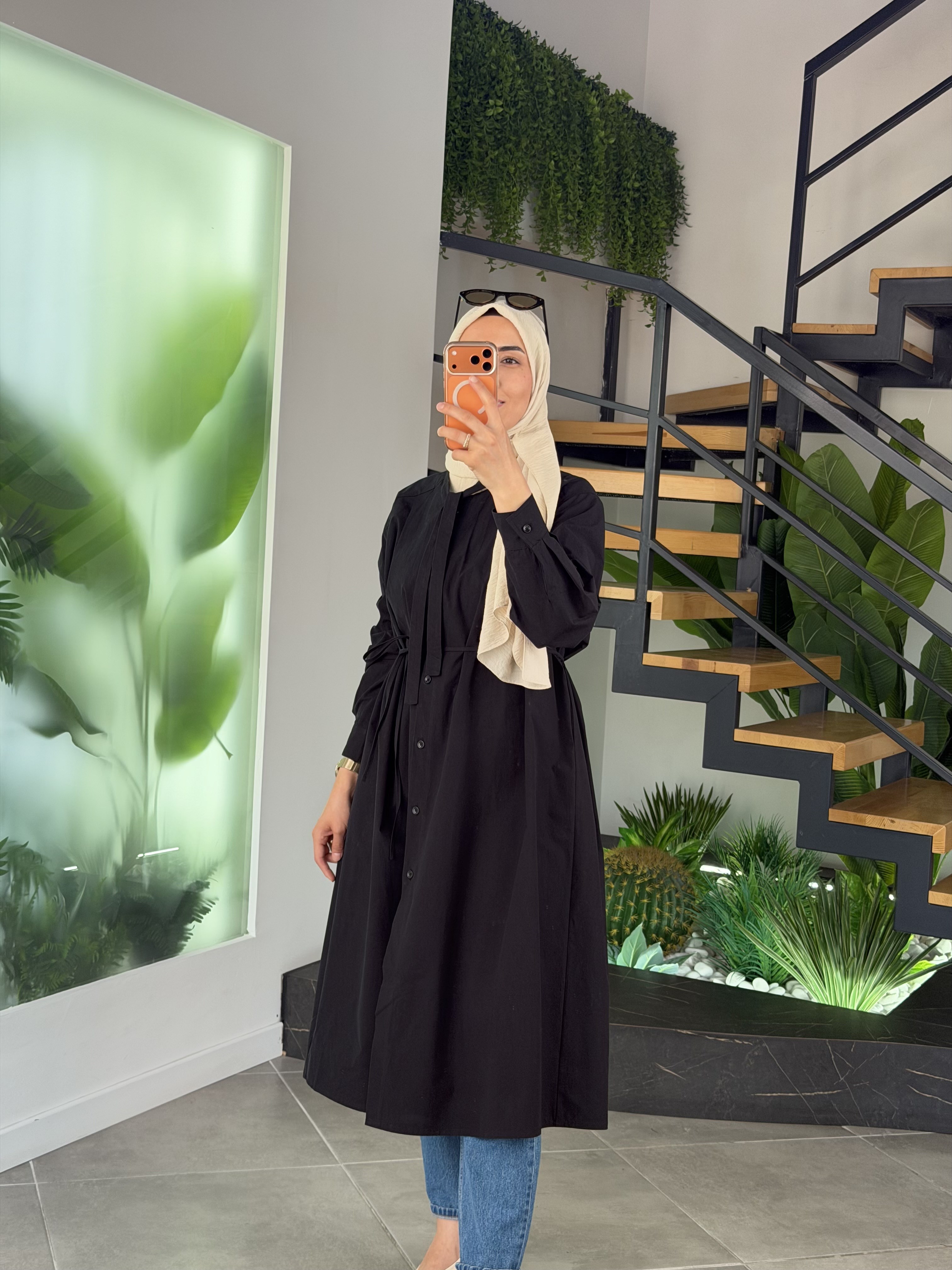 Aura Bağlamalı Tunik