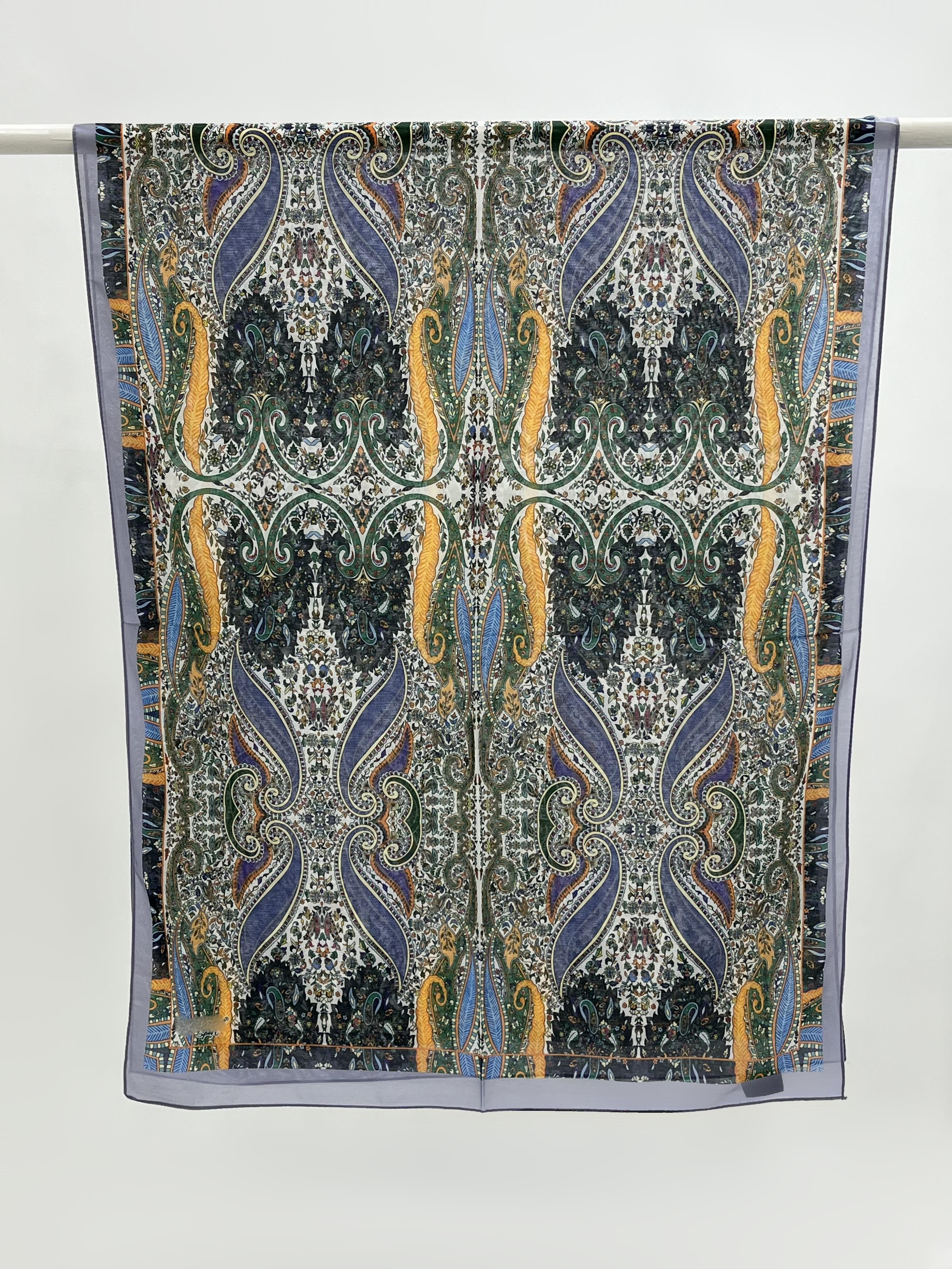 Etnik Desenli Pamuk Şal