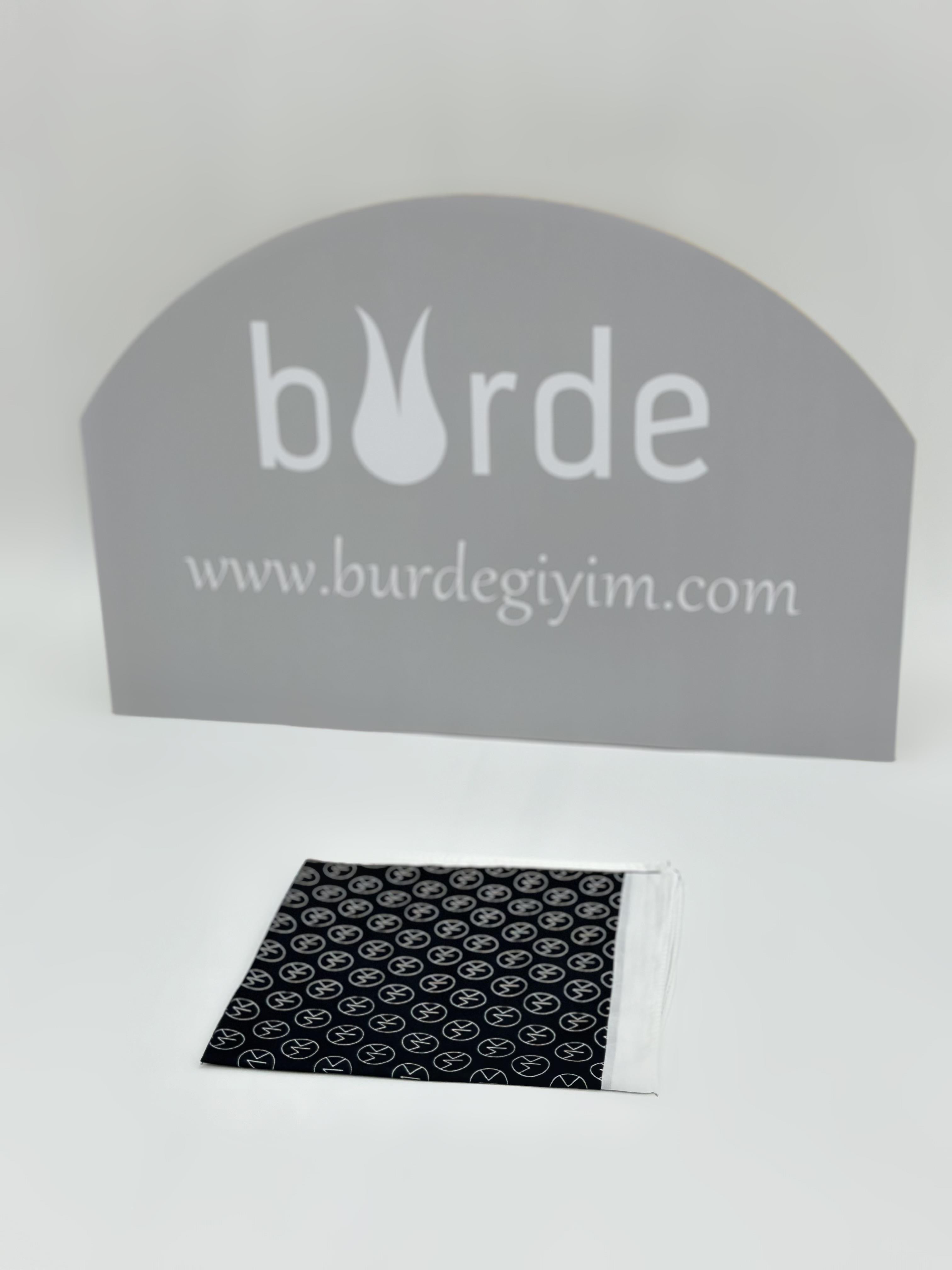 MK Logo Pamuk Eşarp