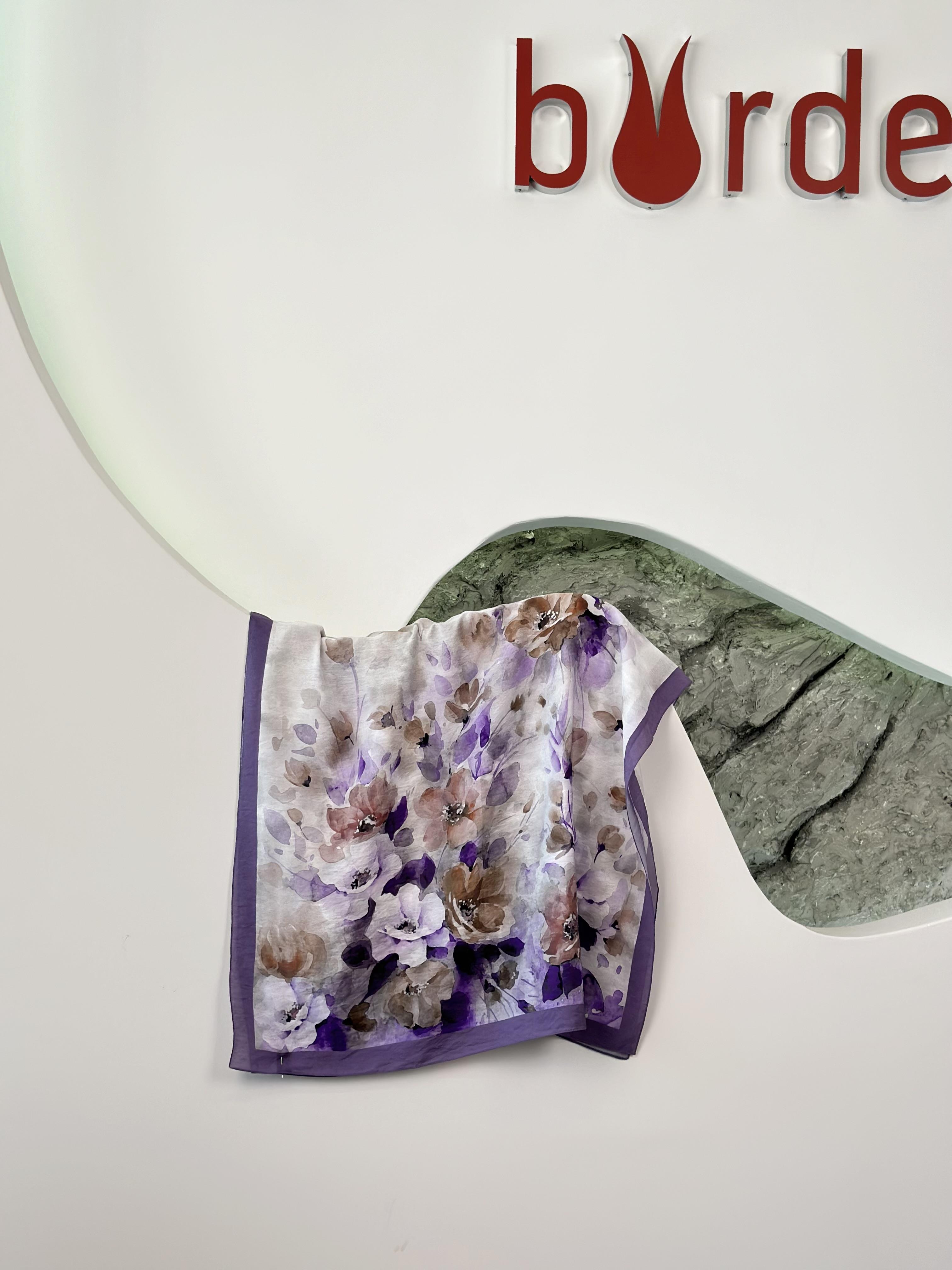 Pamila Viskon Şal Leylak