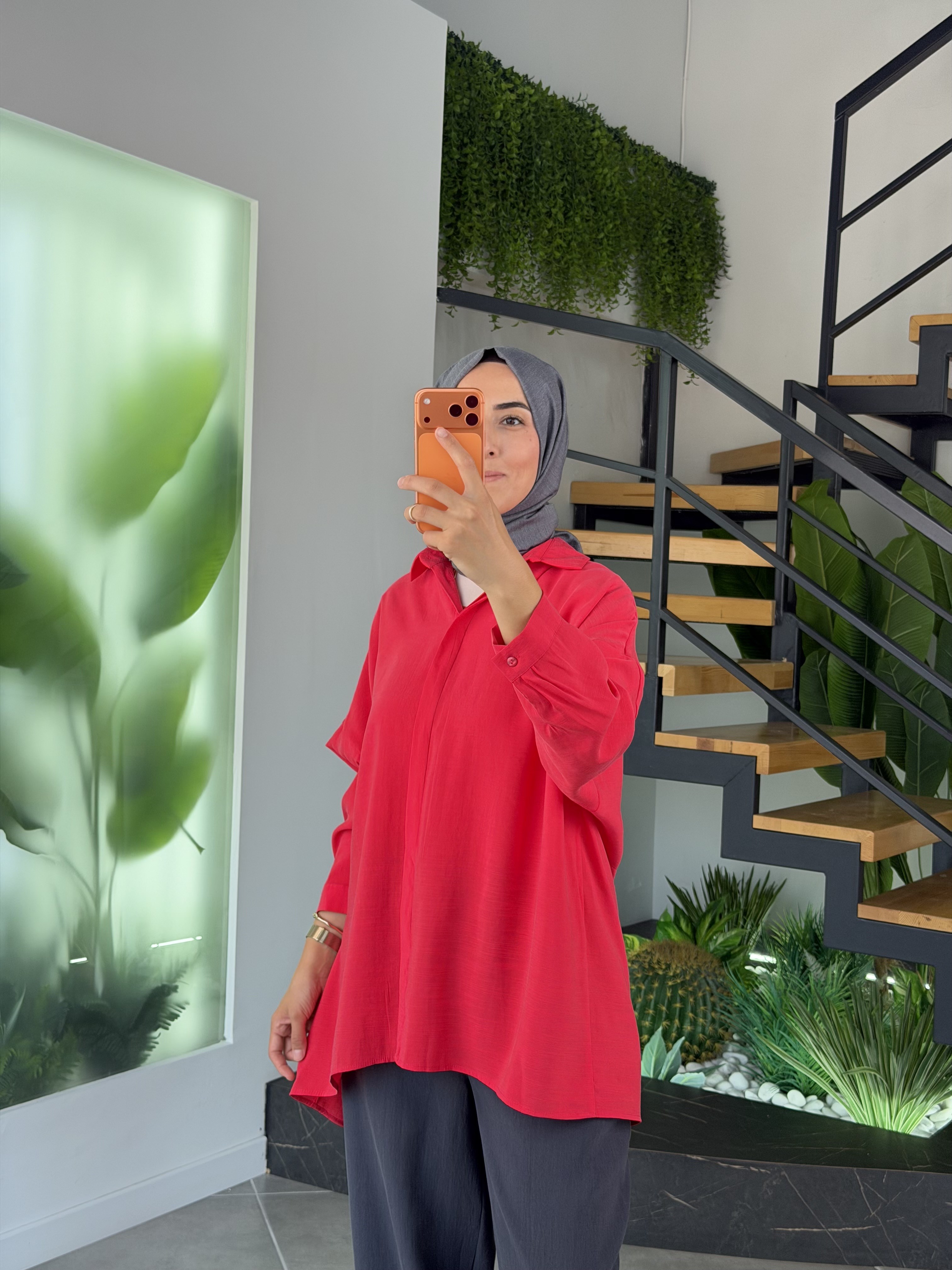 Rayon Kumaş Basic Gömlek