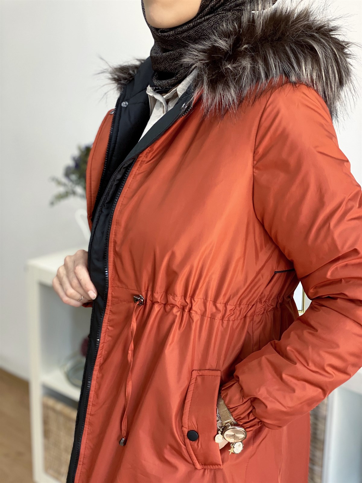 Vivencia Çift Taraflı Şişme Mont