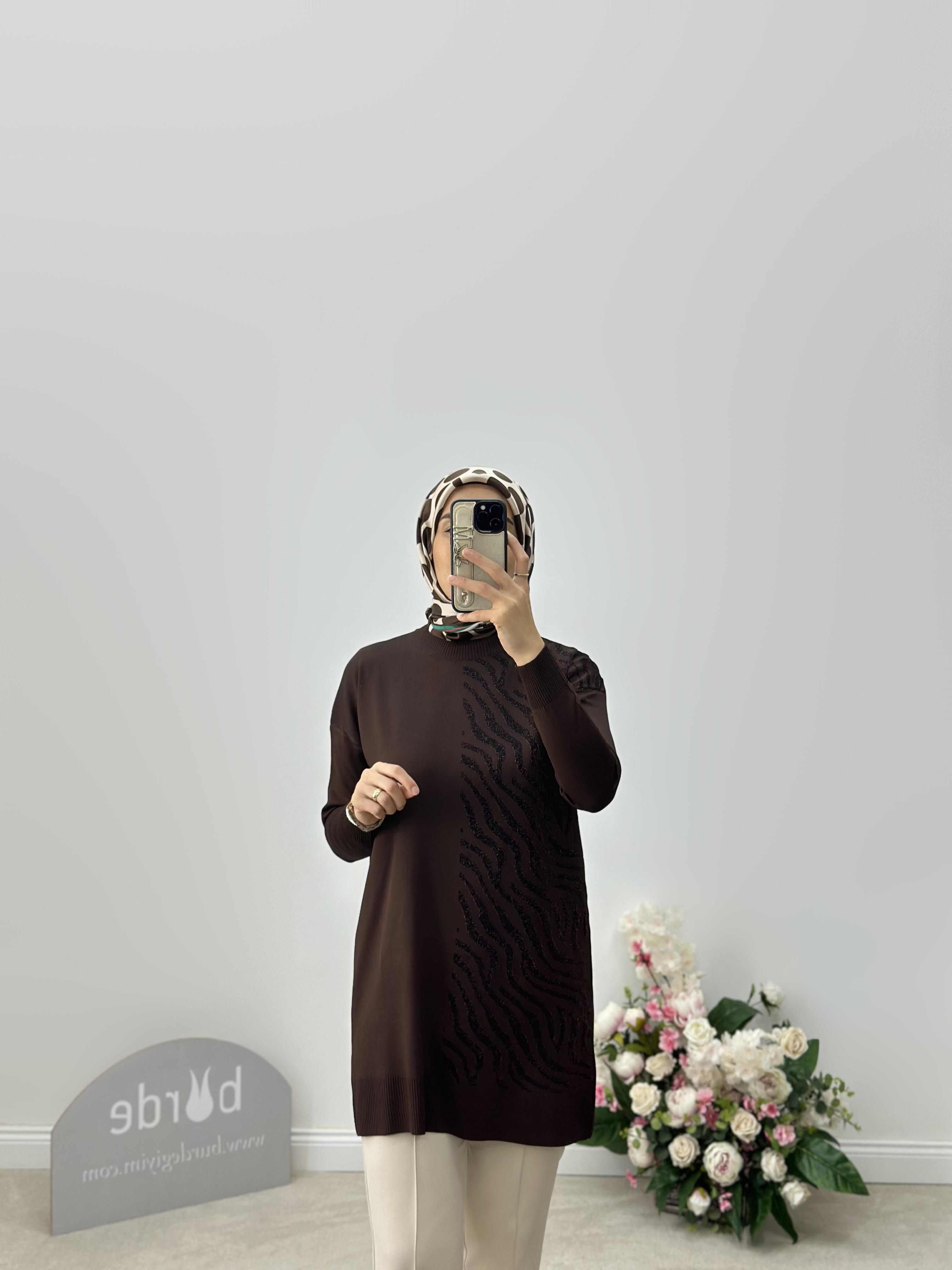 Zebra Desen Simli Tunik