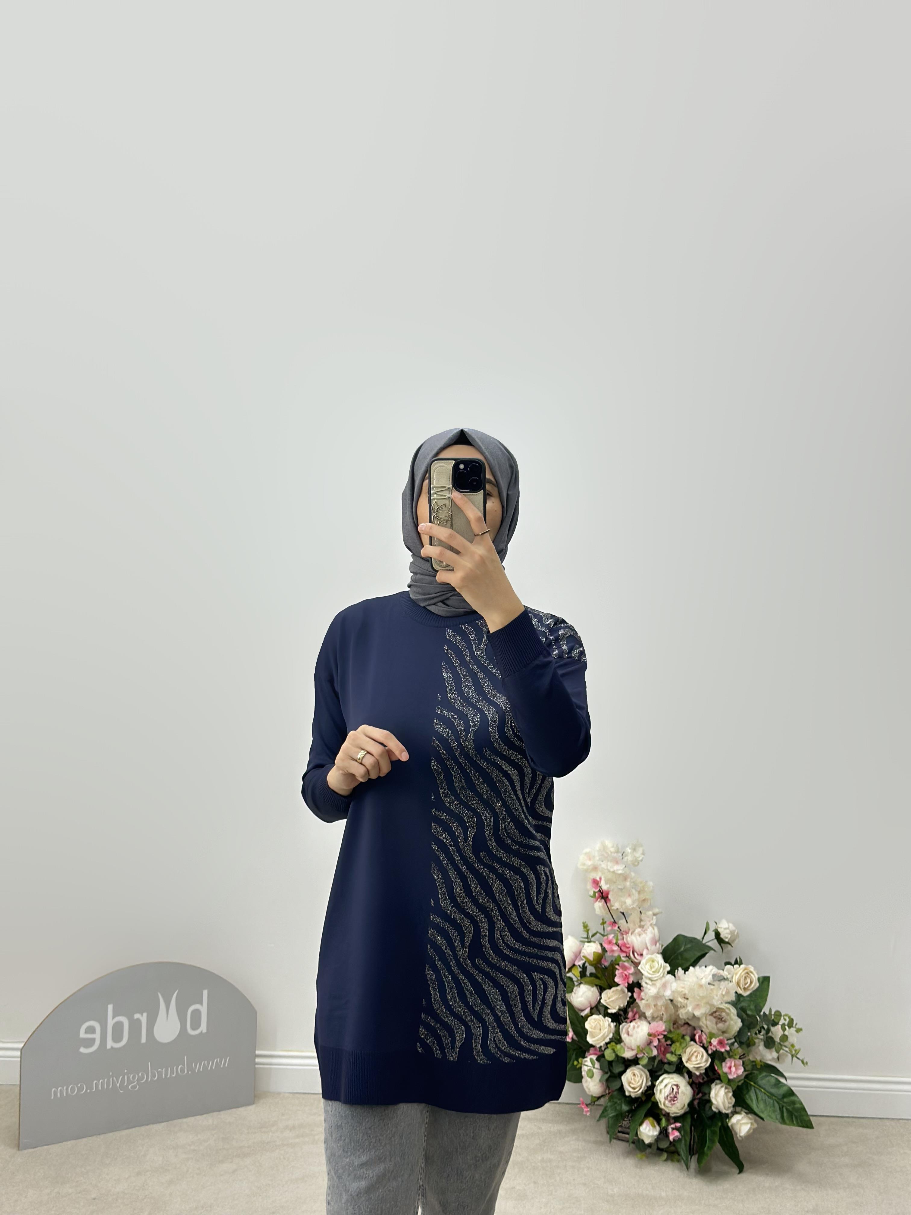 Zebra Desen Simli Tunik