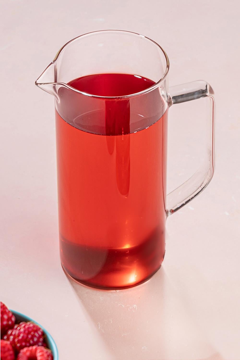 Ateşe Dayanıklı Borosilikat Cam Sürahi Detoks Bitki Çayı Büyük Boy Kahve Cezvesi 800 Ml