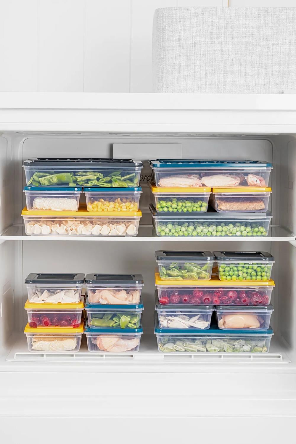 Buzdolabı Organizer Mikrodalga Ve Difrize Uygun Saklama Kabı Petrol 1 X 2400ml