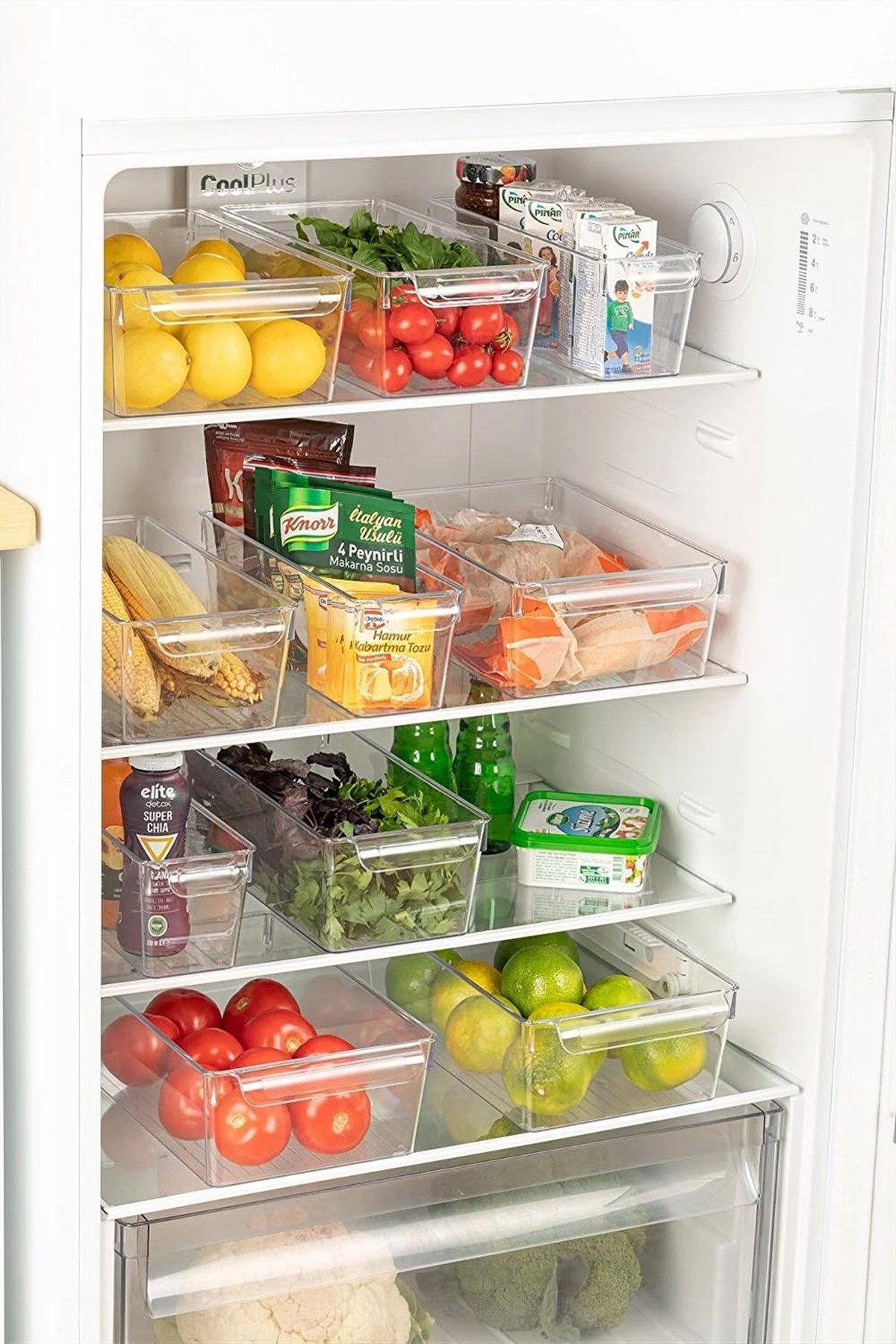 Buzdolabı Düzenleyici - Şeffaf Buzdolabı İçi Düzenleyici Organizer | MELENİ  HOME