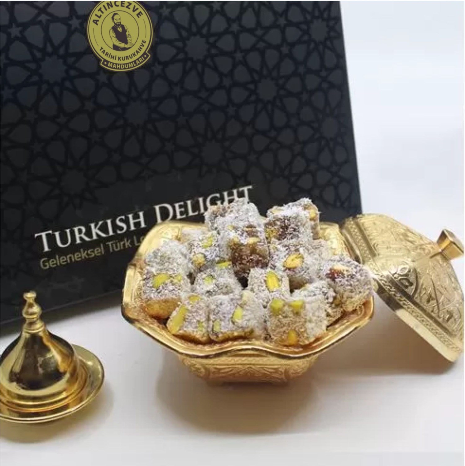 Orhan Efendi Çifte Kavrulmuş Antep Fıstıklı Lokum 400 Gr