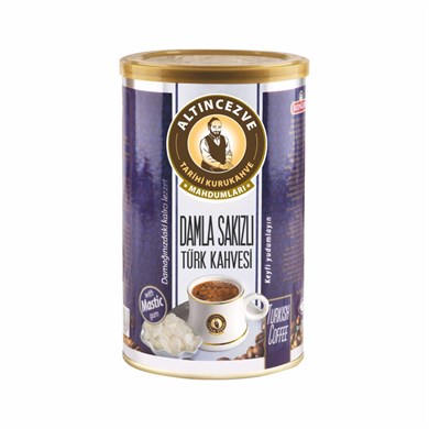 Damla Sakızlı Türk Kahvesi 250 Gr Teneke