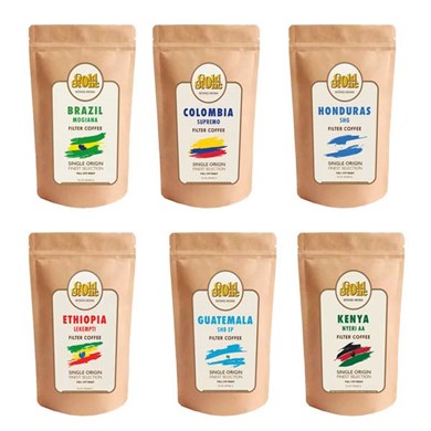Gold Stone Speciality Yöresel Kahveler 6 X 50 Gr Tanışma Paketi