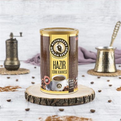 Hazır Türk Kahvesi Sade 500 Gr Teneke