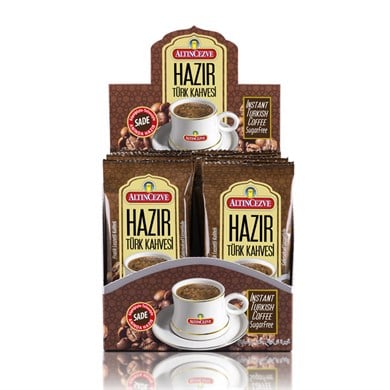 Hazır Türk Kahvesi Sade Tek Kullanımlık 20' li Paket