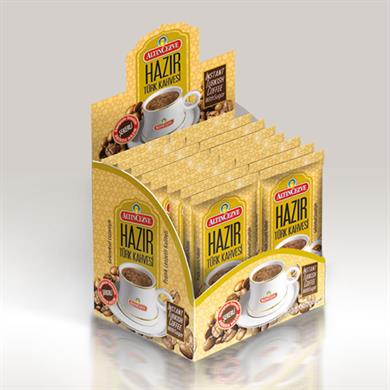 Hazır Türk Kahvesi Şekerli Tek Kullanımlık 20' li Paket