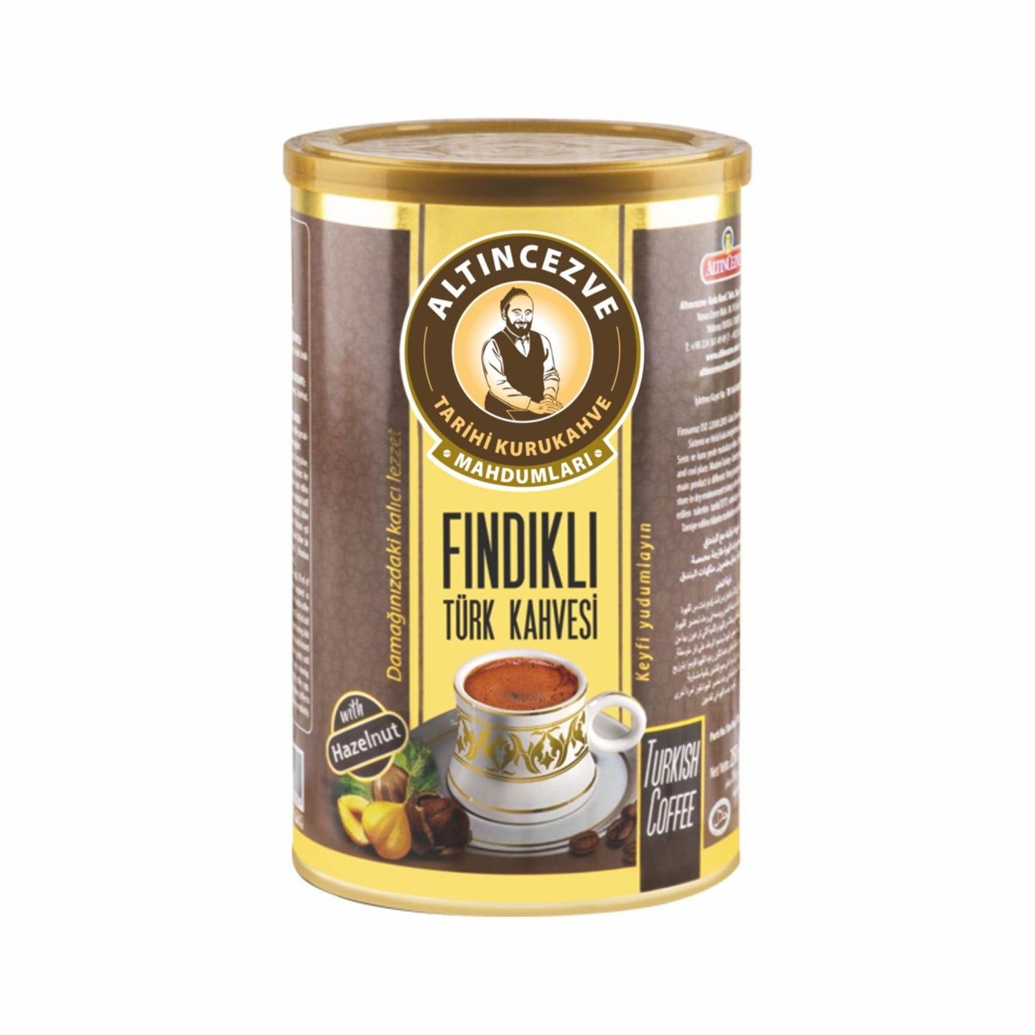 Fındıklı Türk Kahvesi 250 Gr Teneke