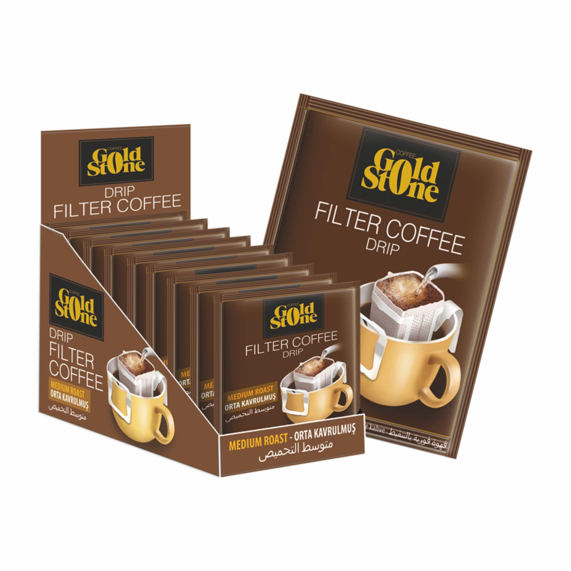 Gold Stone Filtre Kahve - Orta Kavrulmuş 16 x 8 gr