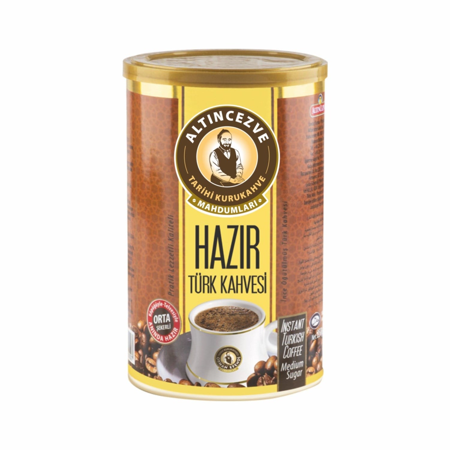 Hazır Türk Kahvesi Orta 500 Gr Teneke