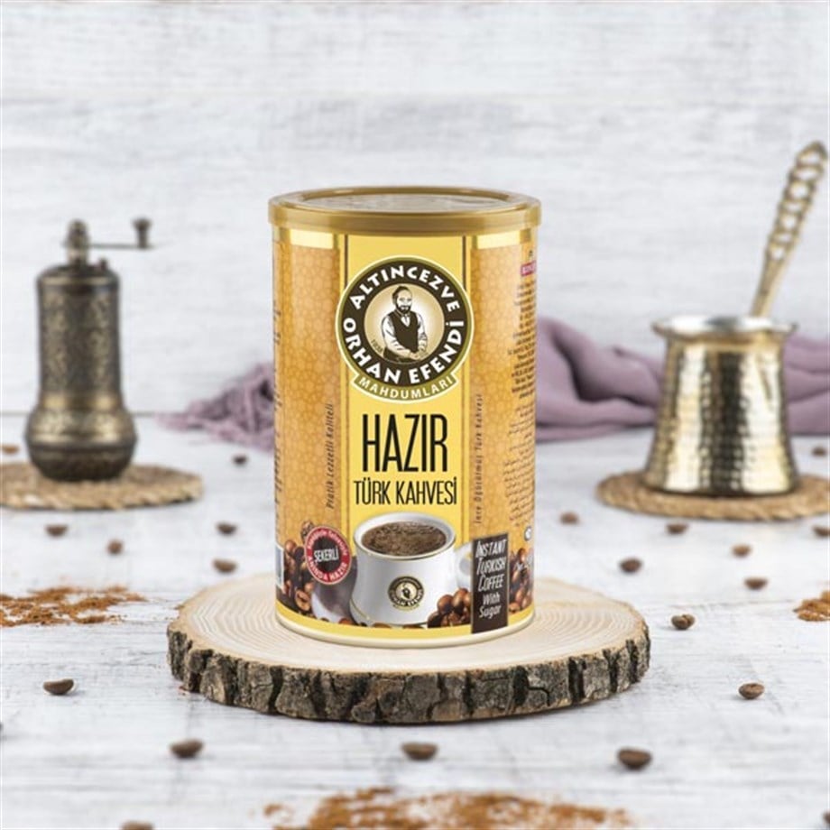 Hazır Türk Kahvesi Şekerli 500 Gr Teneke