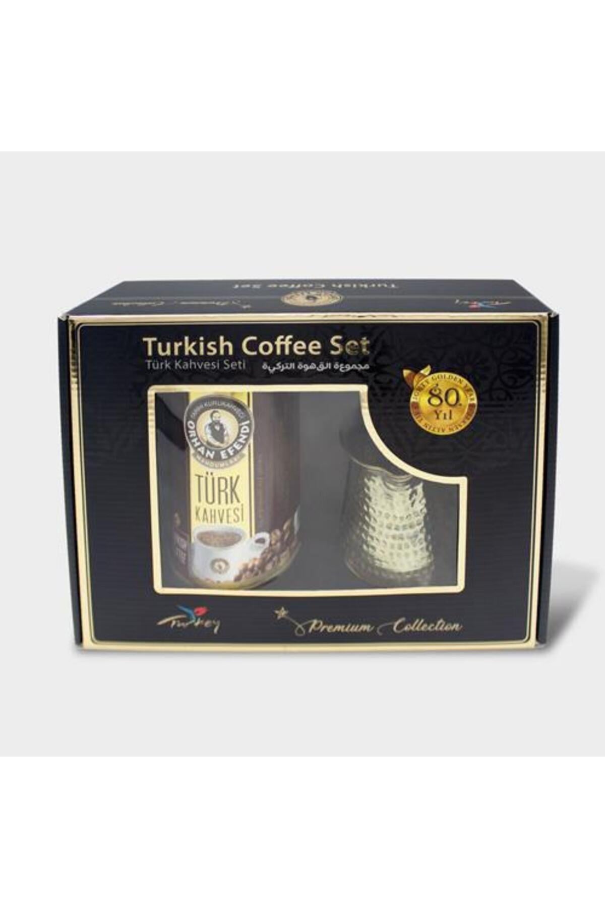 Premium Collection Cezveli Türk Kahvesi Seti