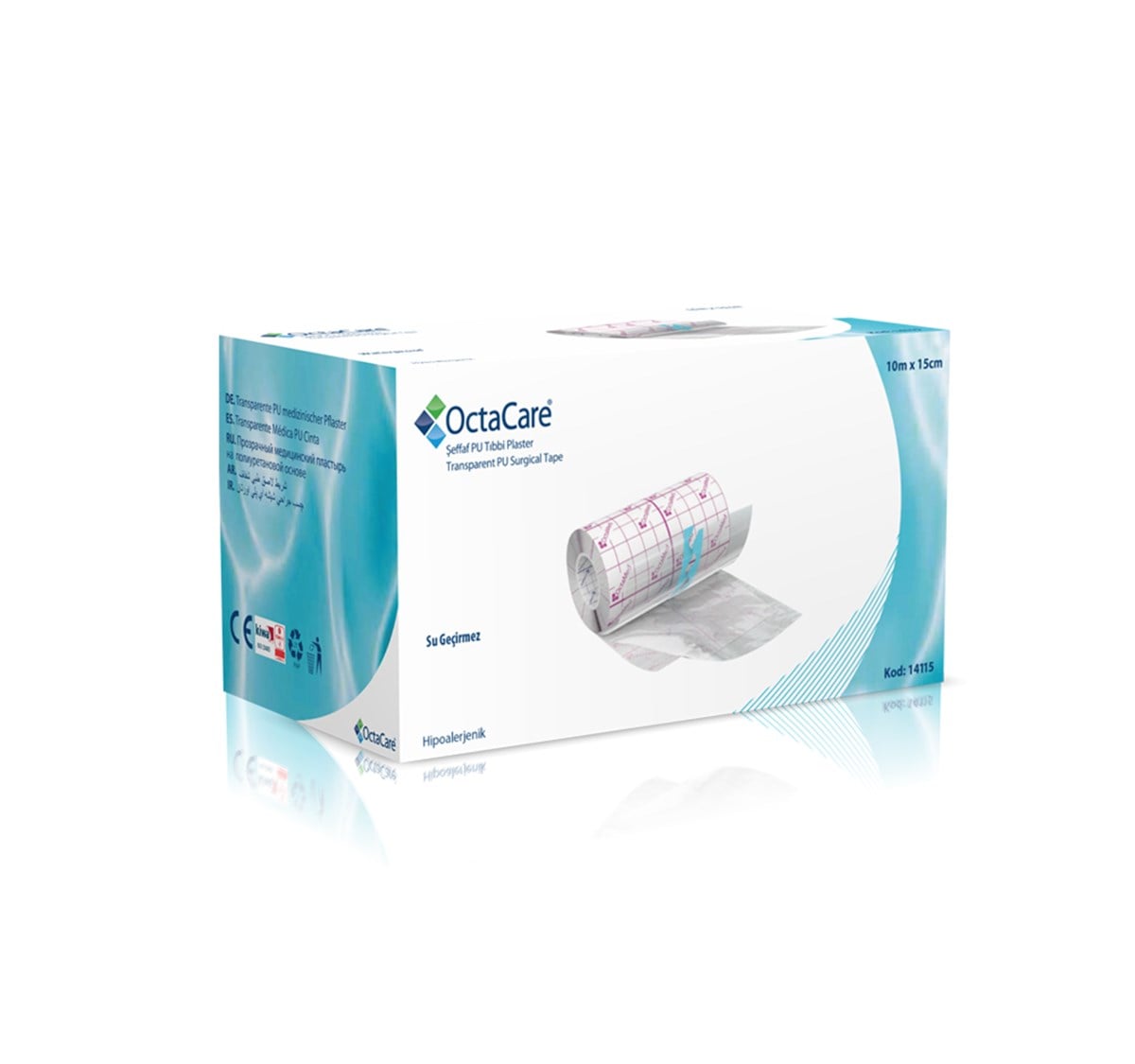 Transparan Cerrahi Flaster 10mx15cm