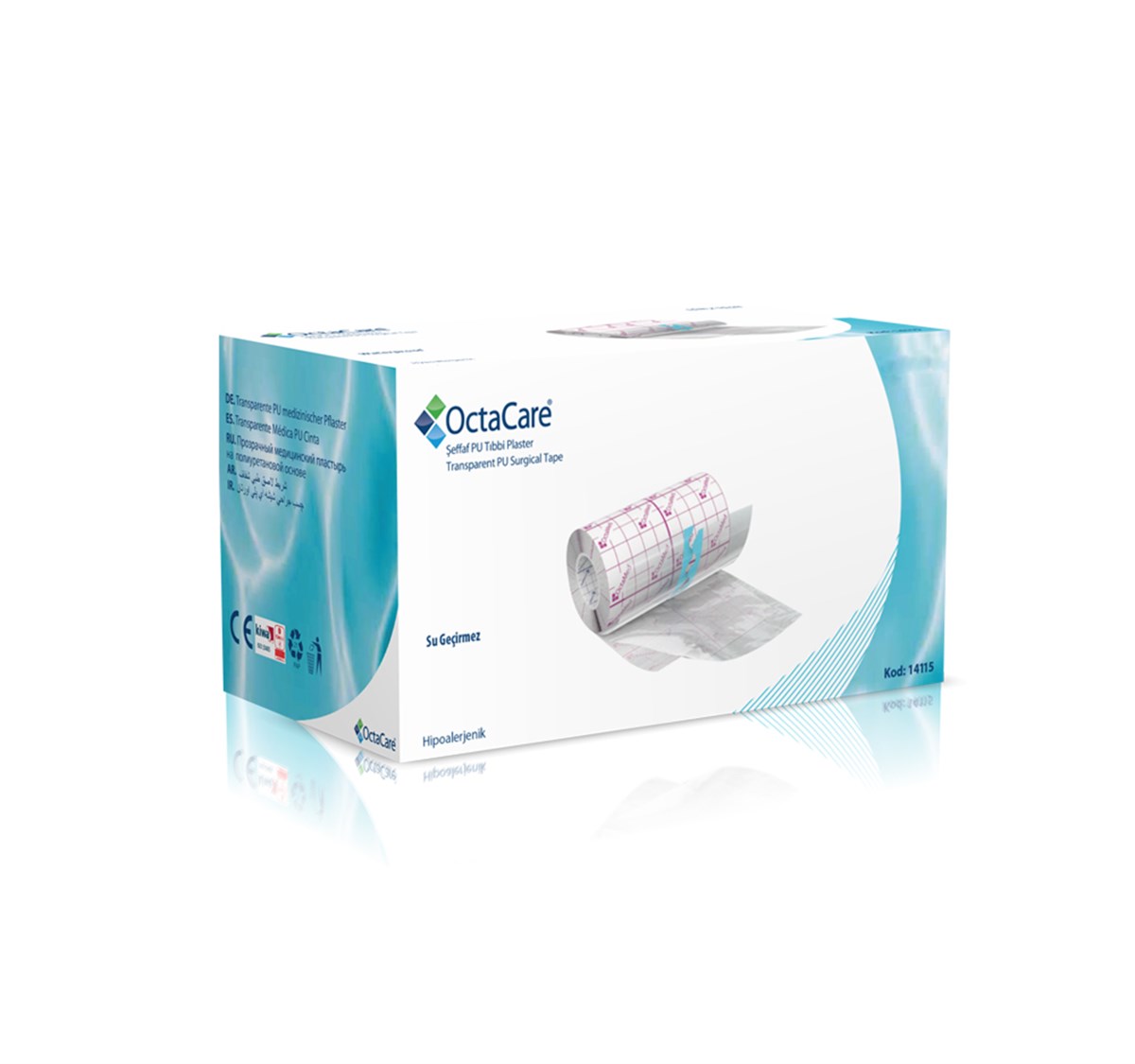 Transparan Cerrahi Flaster 5mx10cm
