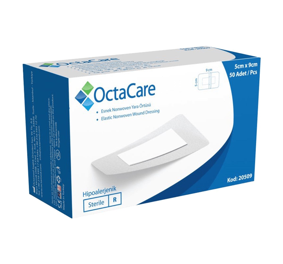 Yara Örtüsü 5cmx9cm Octacare