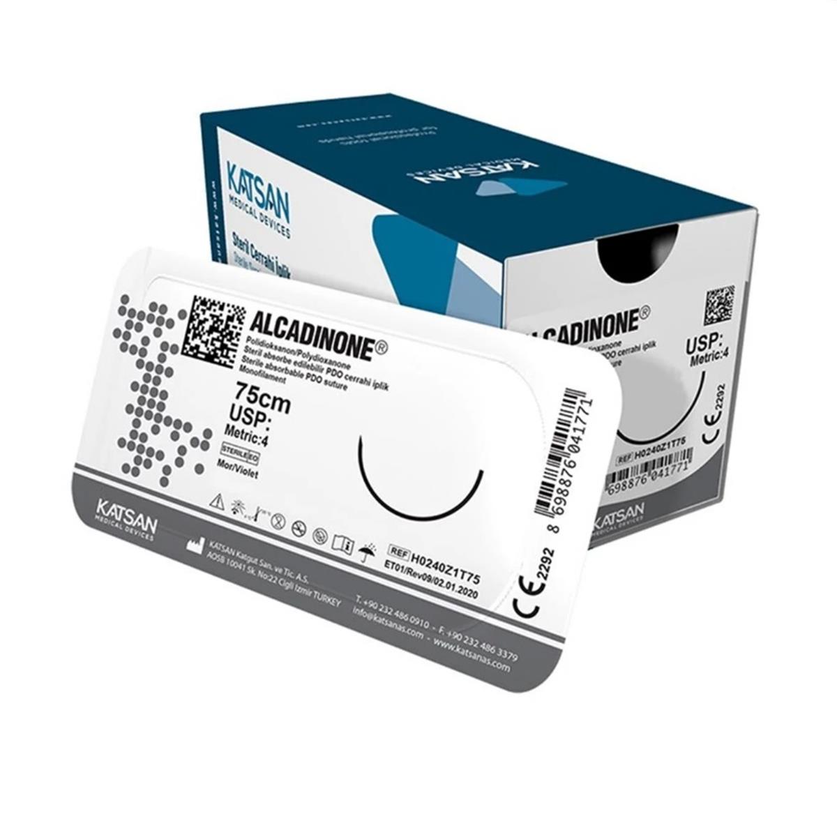 Pdo Alcadinone 5/0 75 Cm 3/8 Keskin