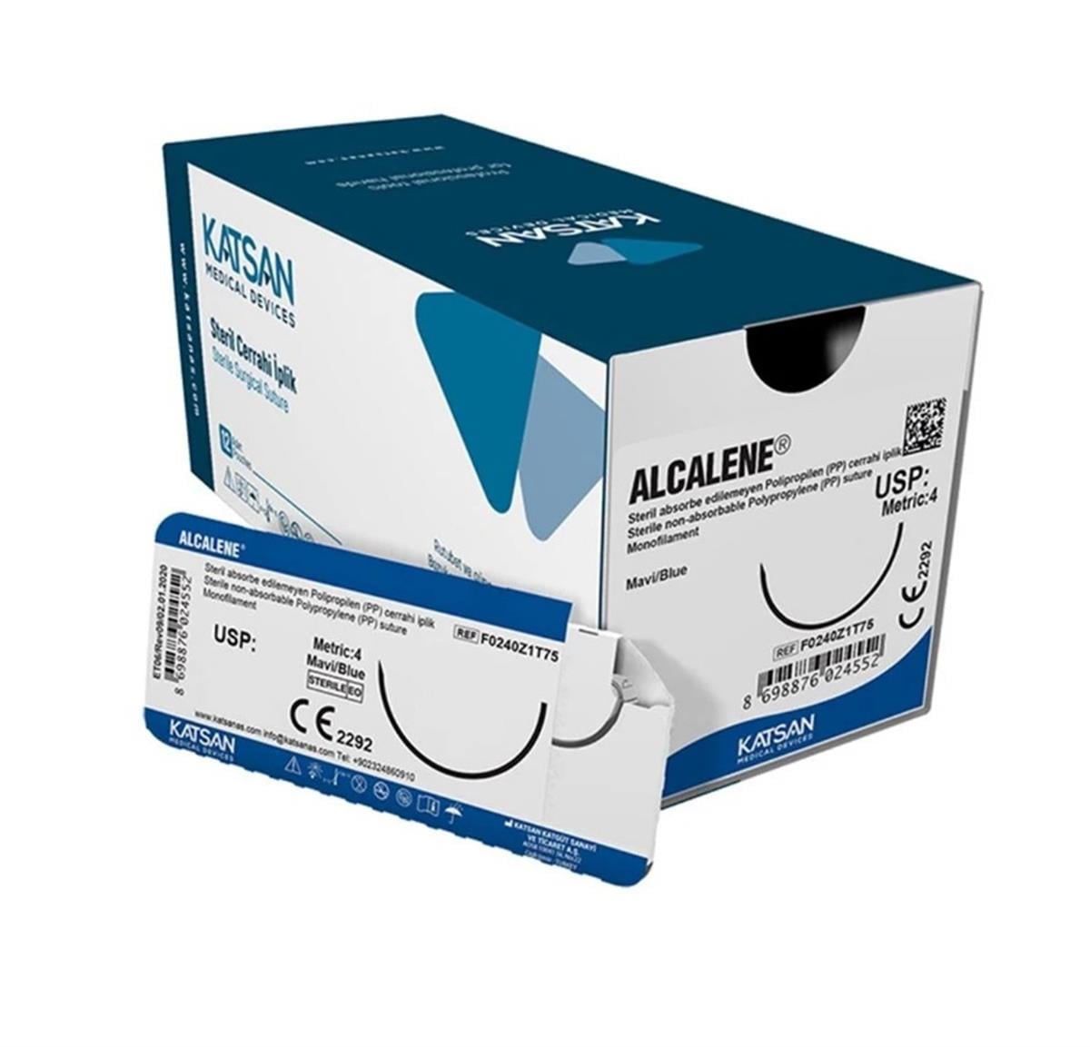 Pp Alcalene 4/0 75 Cm 3/8 Keskin