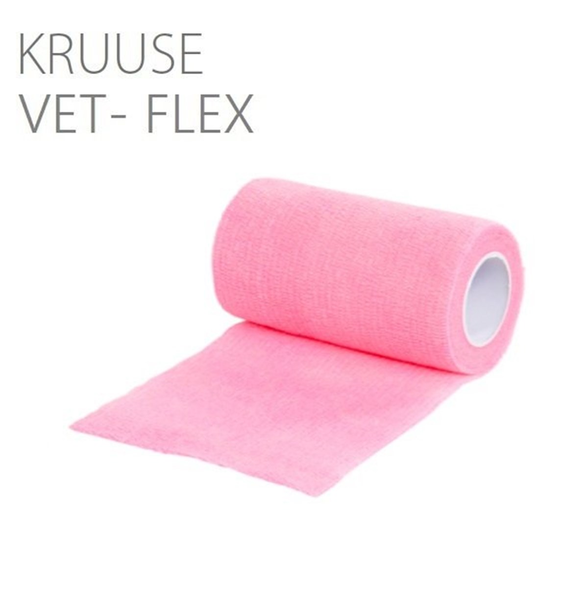VET-FLEX Bandaj. 10 cm x 4.5 mt. Pembe