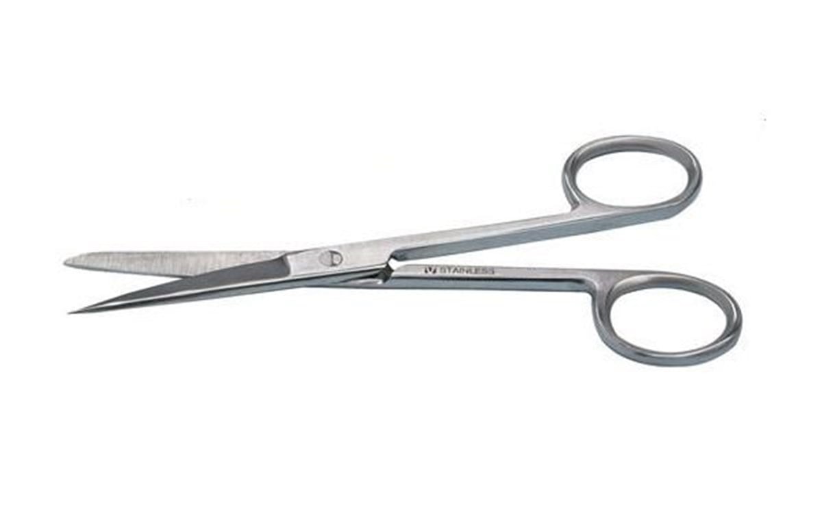 Veteriner Makas. 13 cm. K/S. Düz