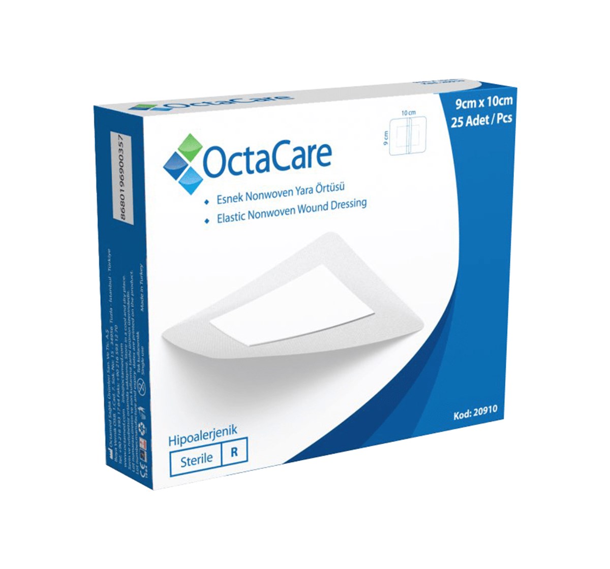 Yara Örtüsü 9cmx10cm Octacare