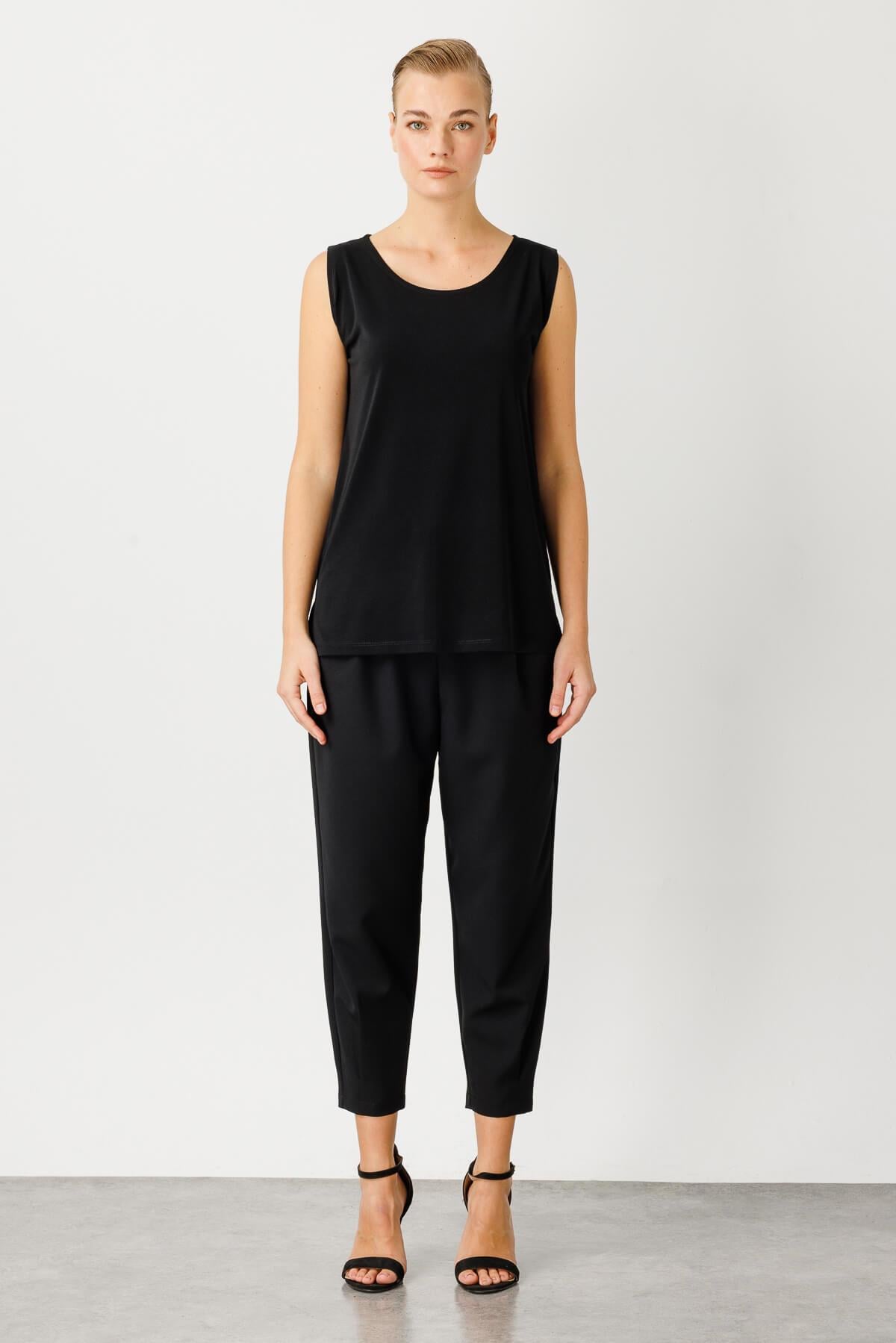 Mutlu Ertan Kadın Basic Atlet Siyah 3987