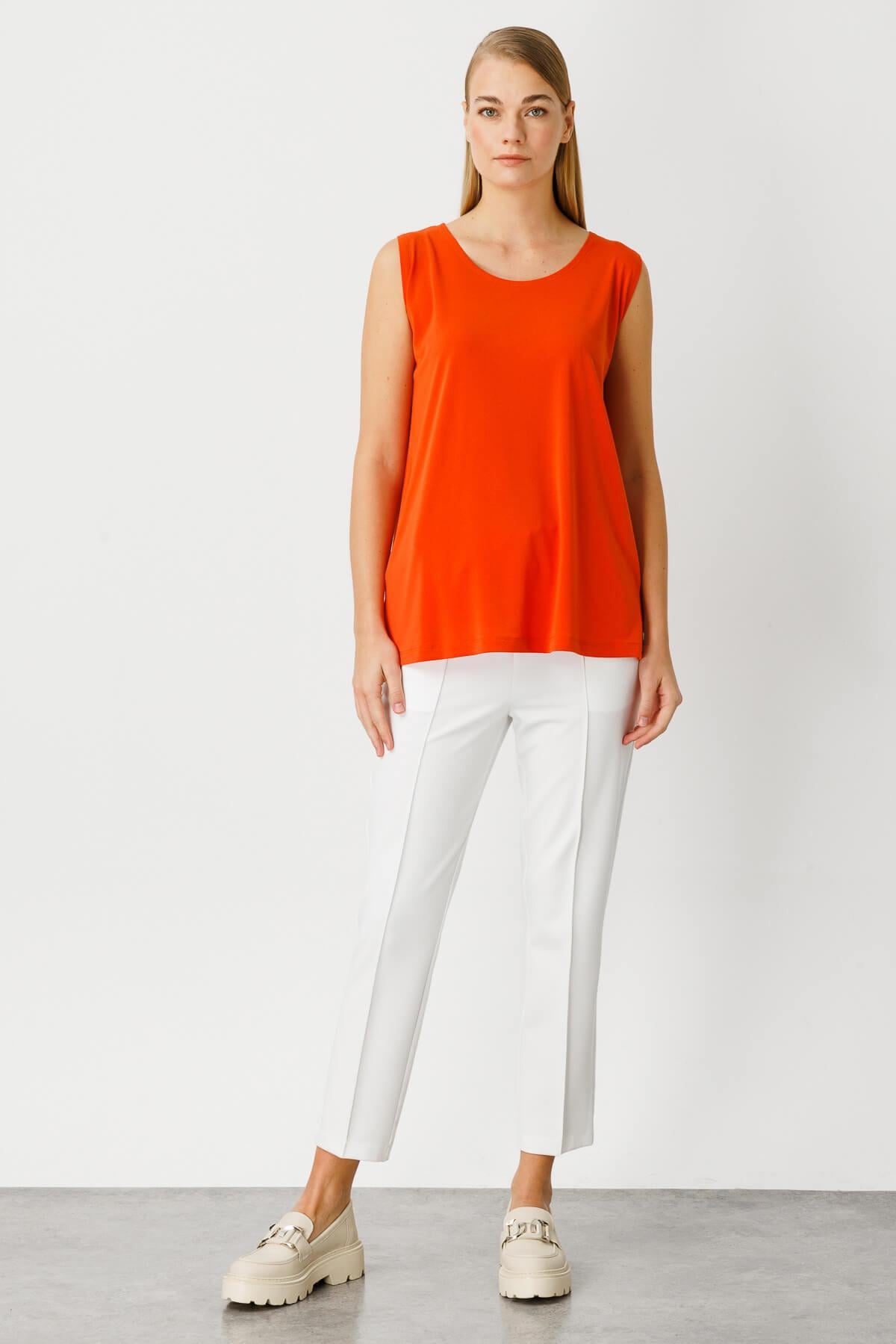 Mutlu Ertan Kadın Basic Atlet Turuncu 3987