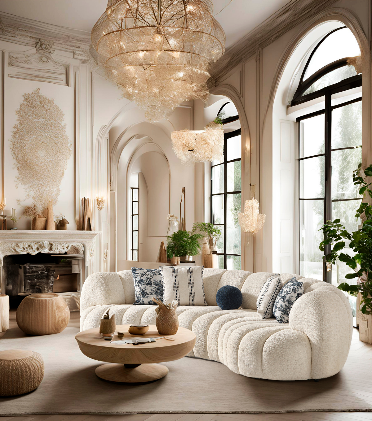 Bandung Symmetric Sofa Beige