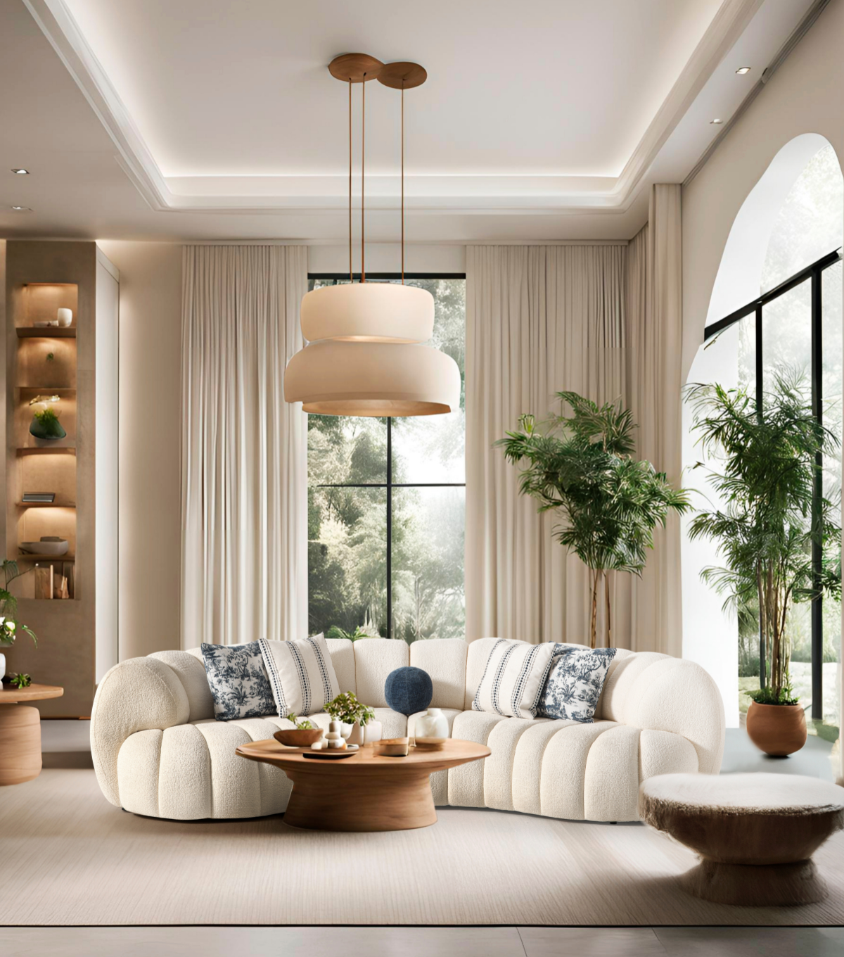 Bandung Symmetric Sofa Beige